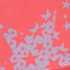 ZINC Туника с клин "Бляскави звезди" - за момичета, сьомга и сив, в размери от 2 до 6 години -3
