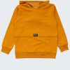 Ватиран суитшърт с качулка "Urban Wear" в цвят хардал меланж, деца, 2 - 12 години, Zinc