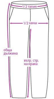 h2 Право дамско долнище